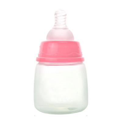 代工OEM 标准口径塑料果汁奶瓶 便携式奶瓶 果汁PP奶瓶60ml|ms