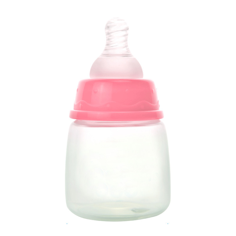 代工OEM 标准口径塑料果汁奶瓶 便携式奶瓶 果汁PP奶瓶60ml|ms