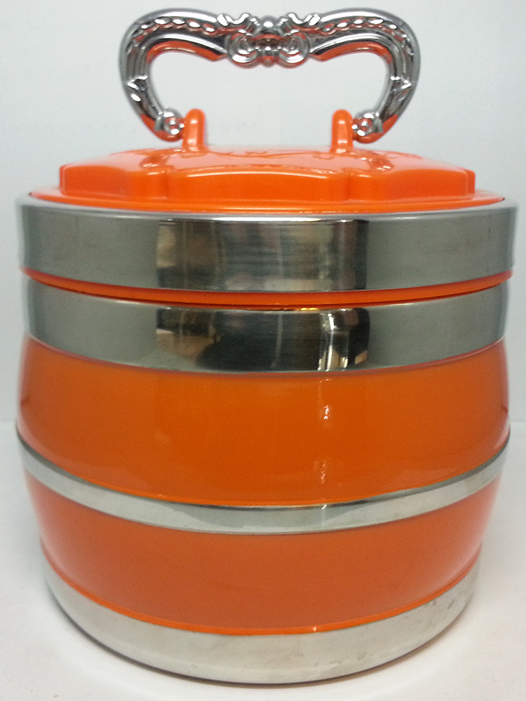 Factory direct sales of stainless steel inflatable insulated lunch boxes, portable insulated buckets, multi-functional household multi-layer lunch boxes detail image 2