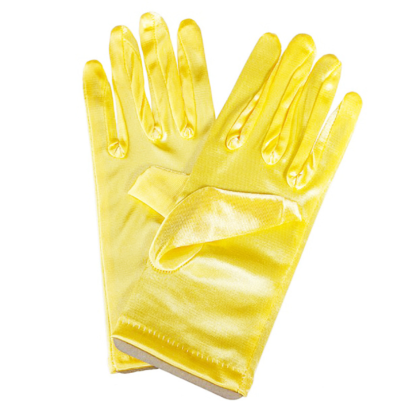 55g Weight Gloves Classification Satin Fabric Type 1 Pair Quantity Solid Color Pattern Women'S Gender Simple Style Style Women's Simple Style Solid Color Satin Gloves 1 Pair 22