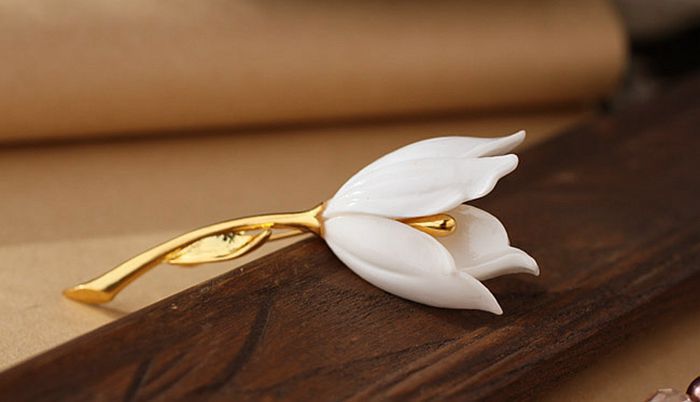 18g Weight Corsage, Brooches Classification Cocktail Party Occasion Alloy Material Tree, Flower Pattern All Seasons Season Women's Gender Retro Style Retro Pin Tree Flower Alloy Women's Corsage Brooches 1