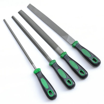 Wynn's威力狮双色胶套柄圆锉 元锉 6-12寸圆形锉刀W0086DA-DD|ms