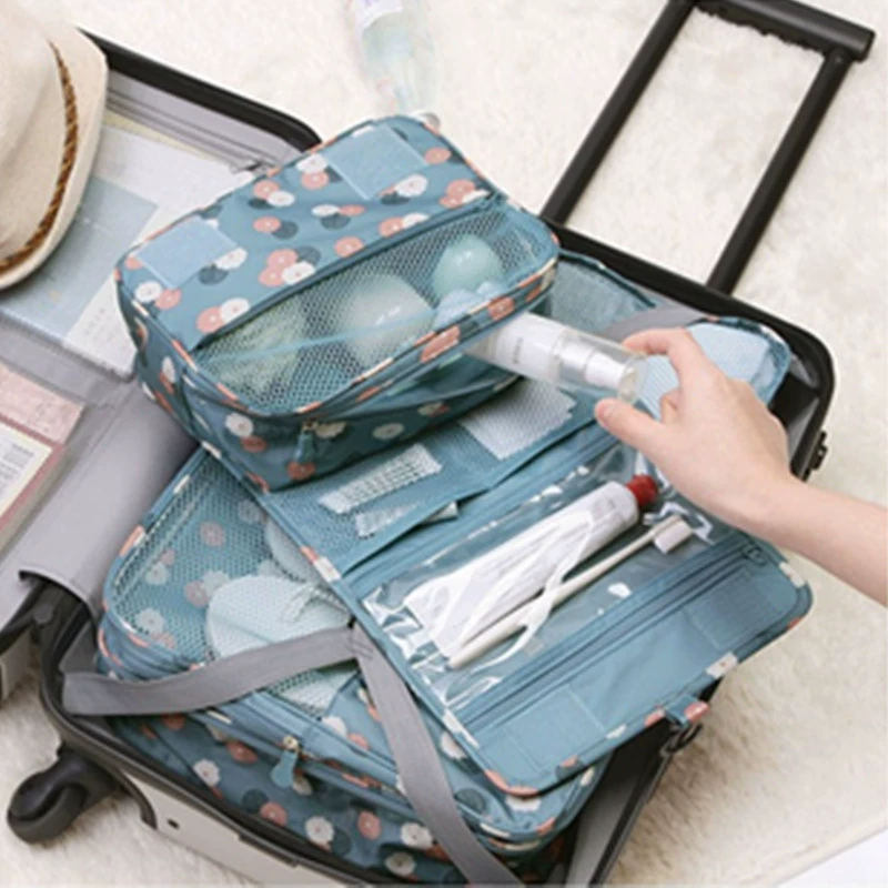 Дорожная сумка, складная косметичка, портативная organizer bag, корейский стиль