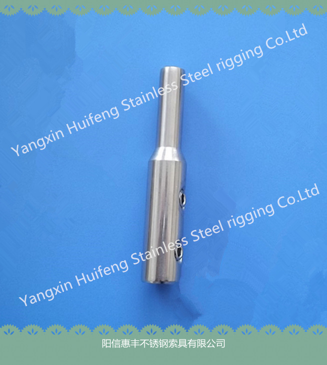 厂家直销 现货供应 不锈钢 内丝直杆接线器  带2个顶丝 规格齐全