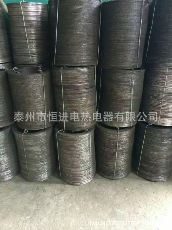 恒进电热 制造镍铬2080立式电阻带 立绕电热扁带 立式加热带