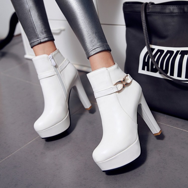 Bottes femme en PU artificiel - Ref 3355510 Image 3