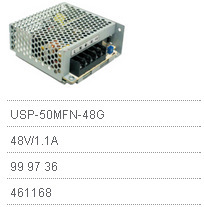 板式安装开关电源USP-50MFN-48G