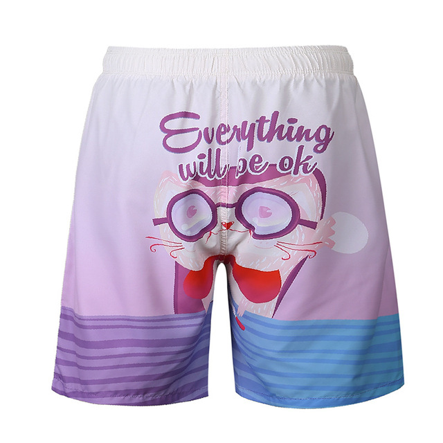 Men’s Fast-drying Men’s Printed Beach Trousers Summer 