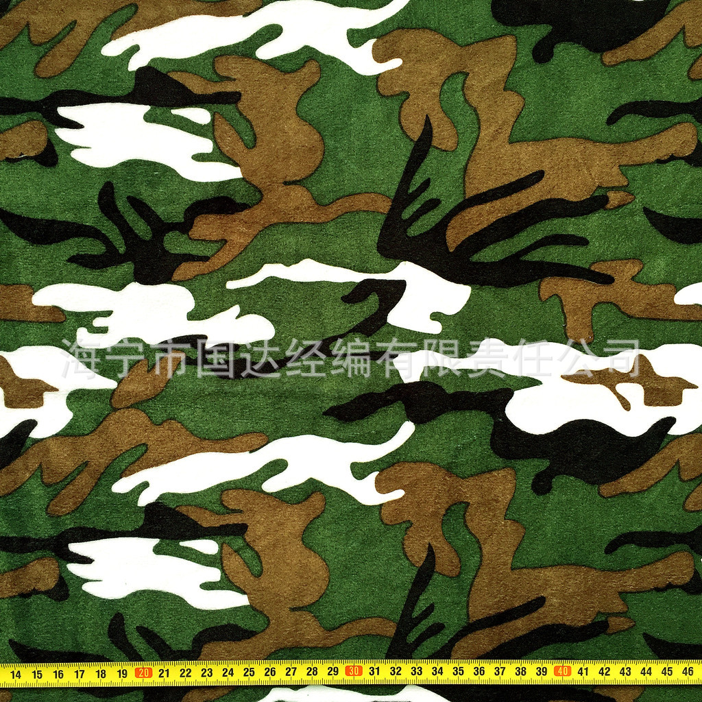 厂家供应 短毛绒印花 价格优惠