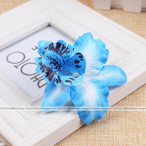 High-end artificial cymbidium, artificial flowers, living room decoration flowers, dining table orchids, flower arrangements, wedding arrangement flowers