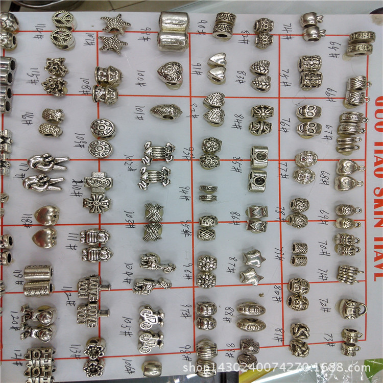 金属古银锌合金吊钟绳扣 环保电镀吊扣流苏皮绳帽扣手工编织配件