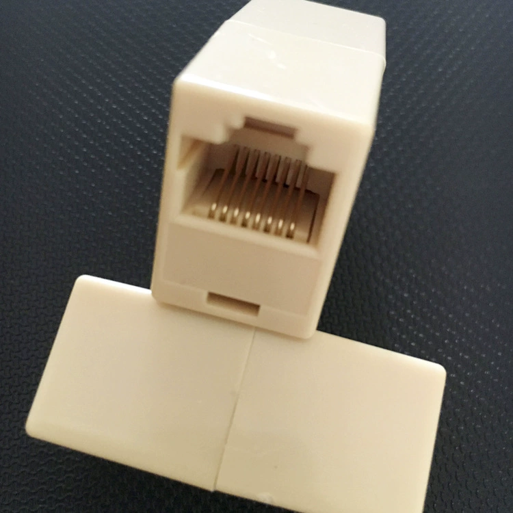 Разъем сетевого кабеля RJ45 Сеть прям-через головку Разъем сетевого кабеля 8P8C сетевой кабель удлинительная головка сеть двойная головка