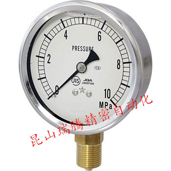 GLT-31-10MPa右下精器压力表ATG3/8-75×10MPa