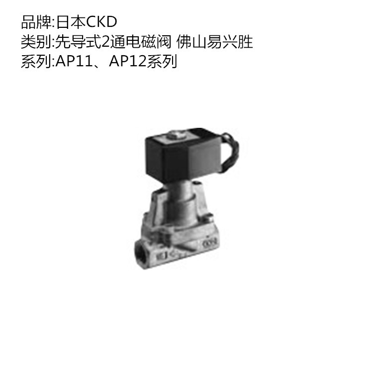 CKD先导式电磁阀AP11-8A-02HB喜开理2通电磁阀AC100V
