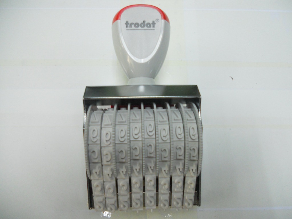 ��Ʒ׿��1578ӡ�� �ָ�7MM 8λ����ӡ�� Trodat �ɵ�ת�������� 