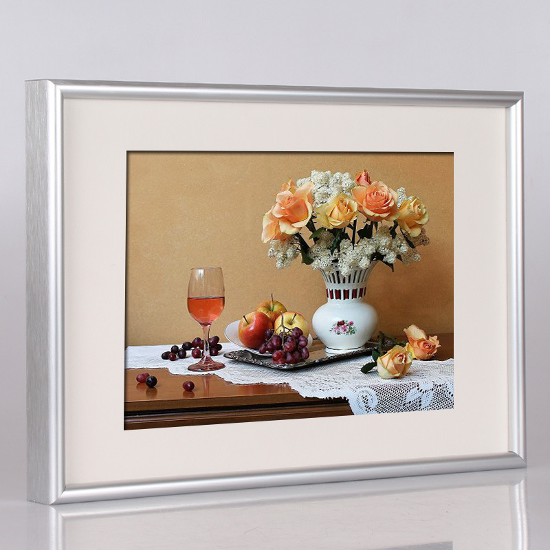 Platinum Zan aluminum alloy metal picture frame large size poster frame advertising exhibition display frame puzzle frame can be customized