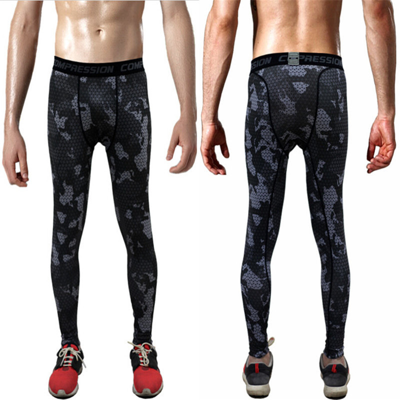 2021 Men Compression Pants Spandex Running Jogging Jogger Basketball