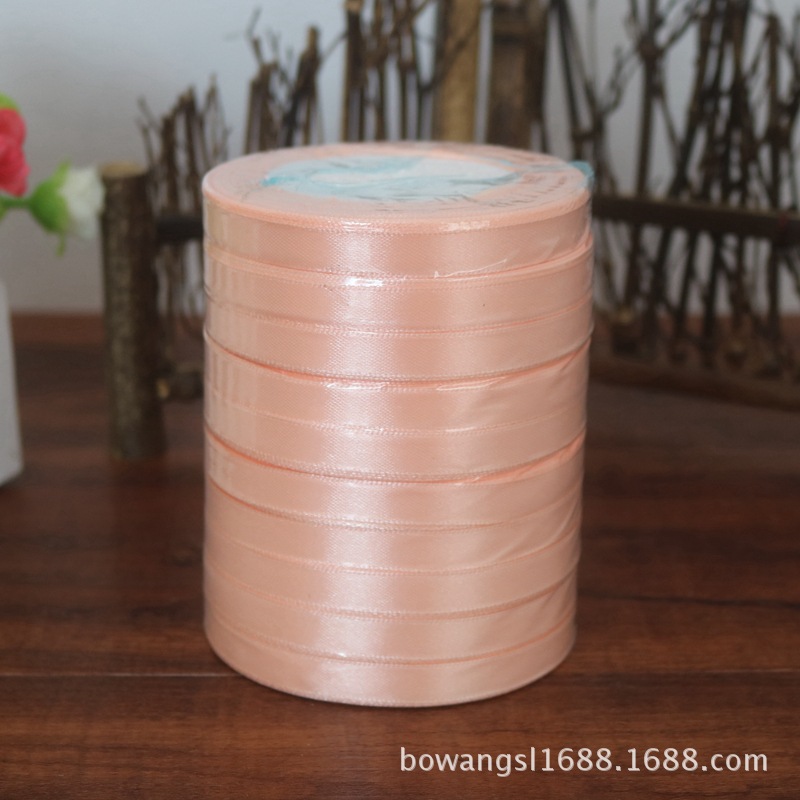 Yiwu venta al por mayor 1cm cinta regalo flor embalaje pastel hornear decoración cinta DIY casual multicolor