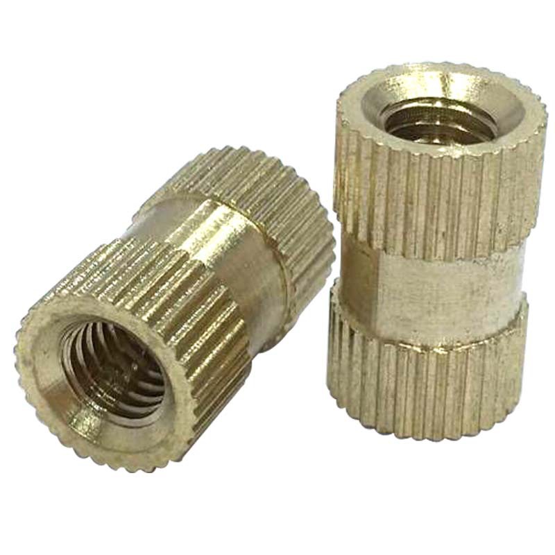 Copper inlay injection molded copper nut copper embedded parts…