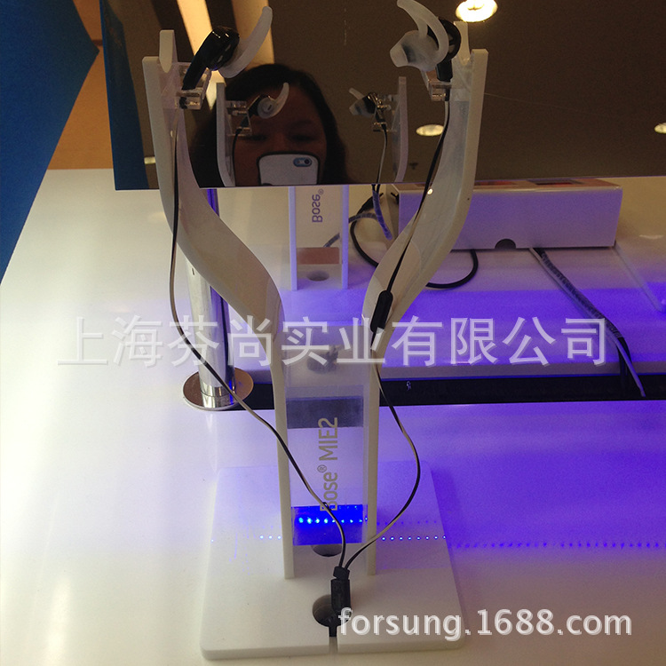 厂家定制亚克力耳机展示架有机玻璃小型耳机架亚克力架子耳机展架