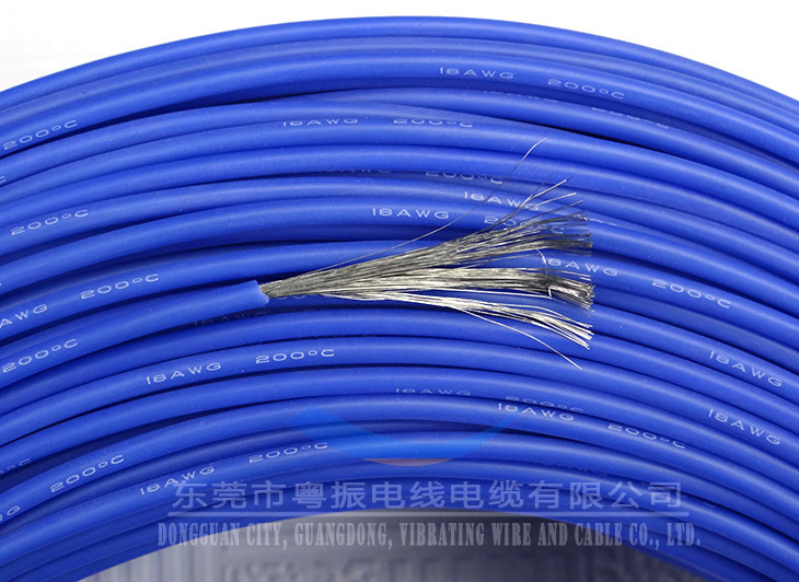Cable de silicona extra suave 7AWG azul