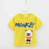 Summer short sleeve T-shirt girl's, cartoon top, European style, children's clothing, suitable for import