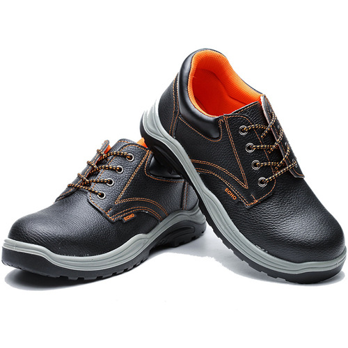 Cross-border electrician's shoes 6kv insulated shoes security door anti-smash PU bottom cowhide anti-stab resistant oil-free iron-free