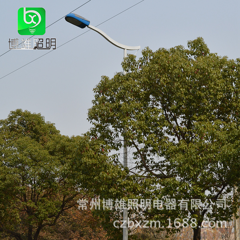 单臂路灯道路灯小区路灯广场路灯亮化工程路灯A字臂自弯臂|ru