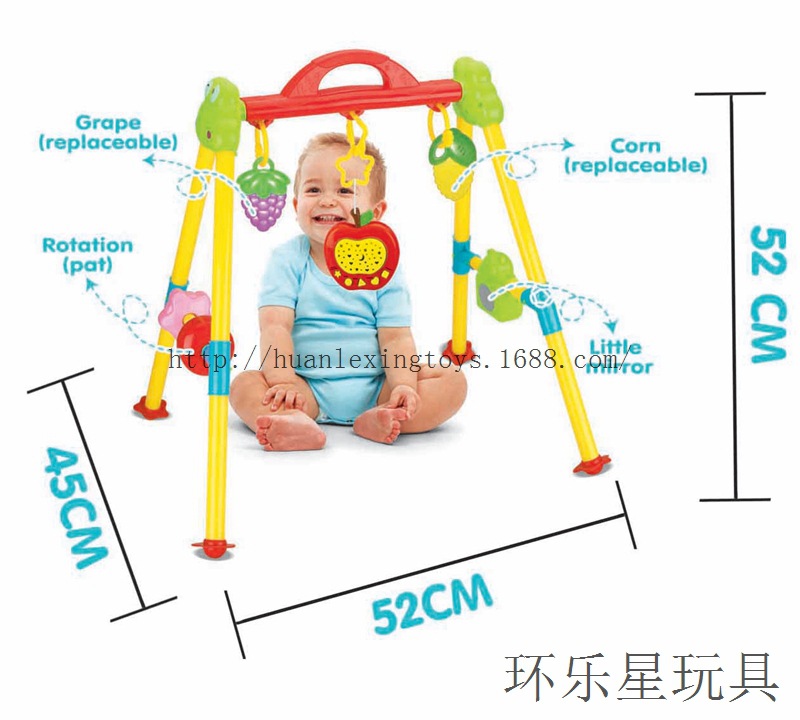 灯光音乐婴儿健身架 新生儿早教玩具 儿童宝宝0-1岁多功能健身架