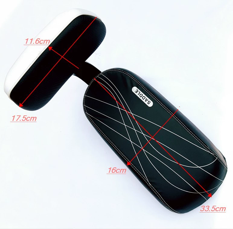 Губчатая подушка для заднего сиденья для горного велосипеда со спинкой сиденья Аксессуары для верховой езды