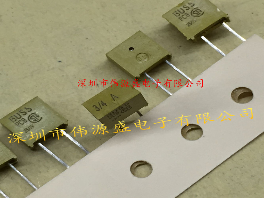 750mA 250V Buss PCB3/4A  印刷机用保险丝 BK/PCB-3/4-R