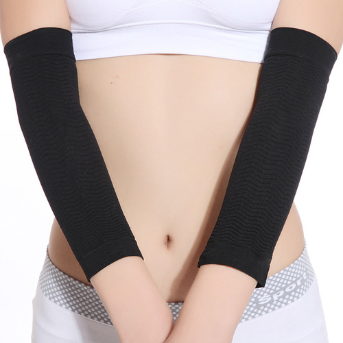 Cross-border Japan 420D thin arm sleeves pressure calf socks sleeves thin arm shaping sports fitness arm sleeves for women