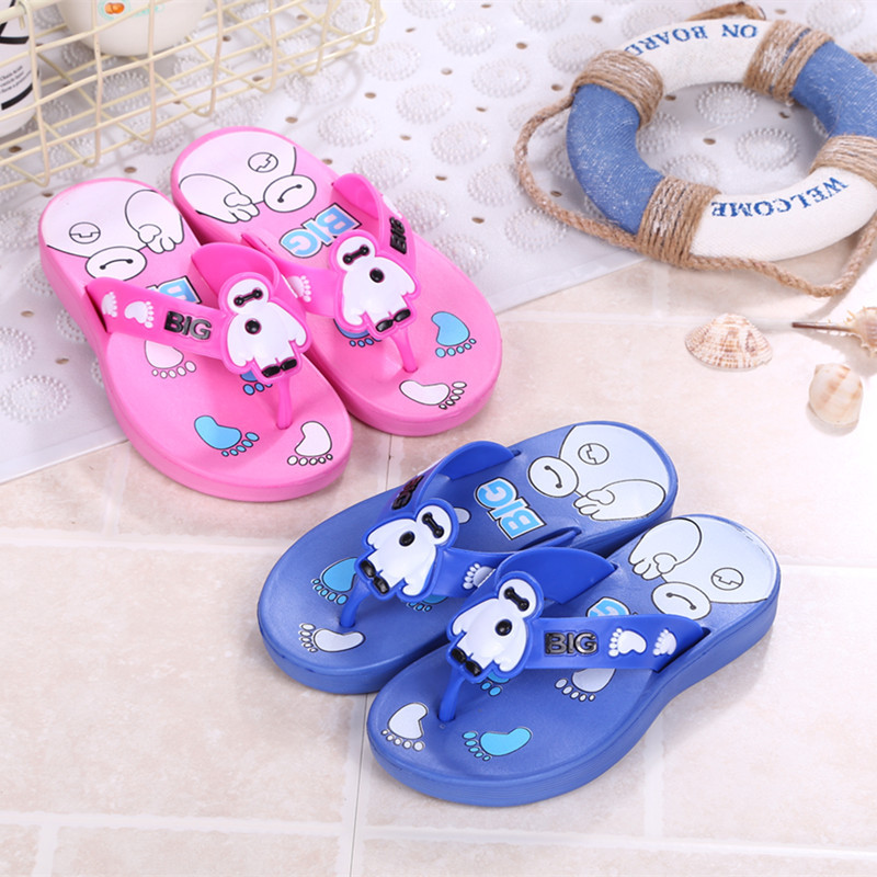 2018夏季新款沙滩男女款儿童人字拖鞋时尚潮流卡通清凉透气凉拖鞋