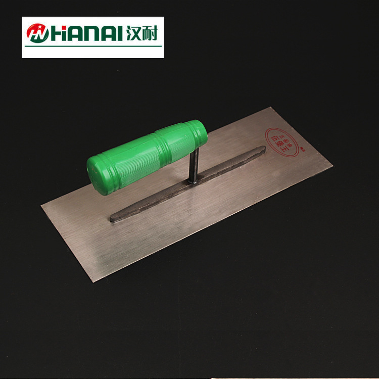 塑料手柄铁泥板  铁把尖铲 不锈钢灰匙 抹泥刀