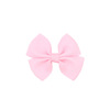 Small hair accessory, headband with bow, hairgrip, European style, polyester, 19 colors