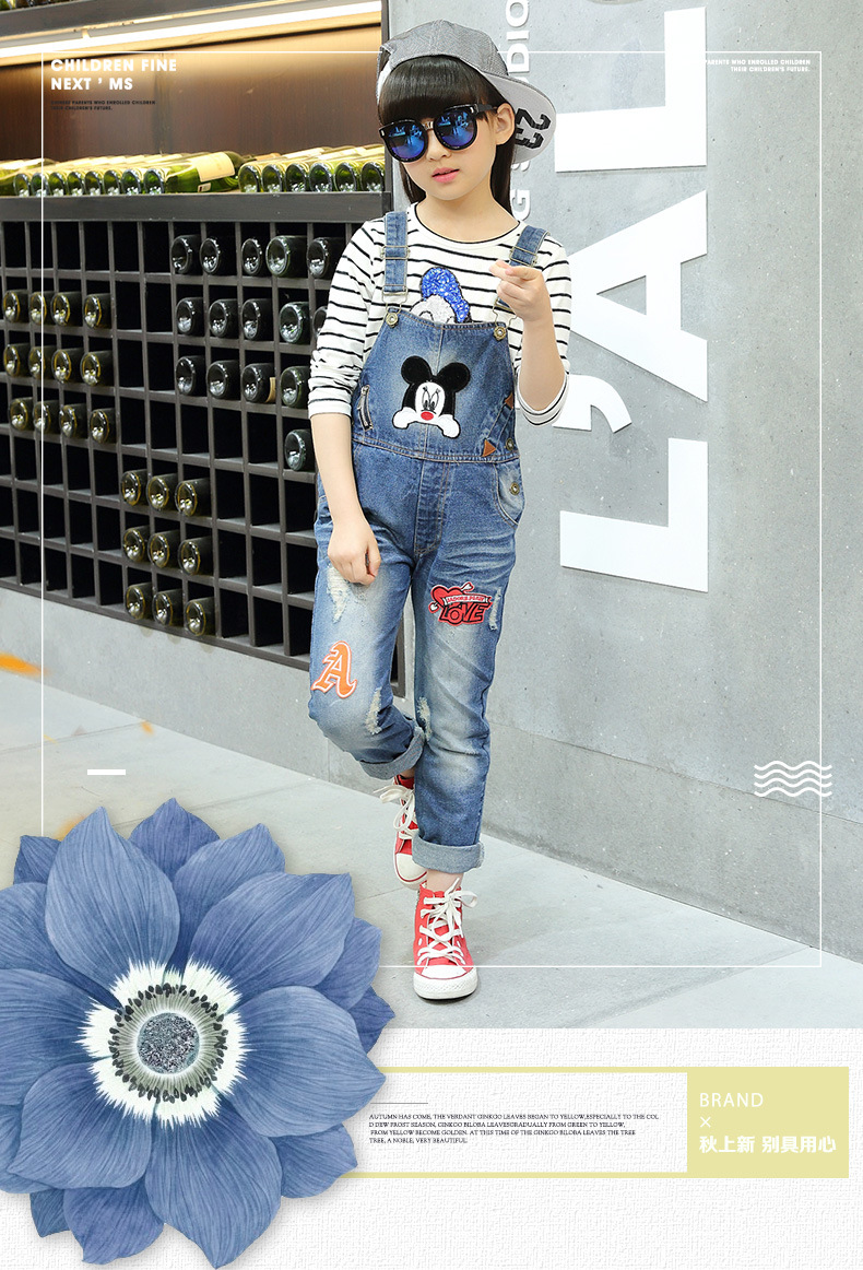 Pantalon fille en toile - Ref 2062107 Image 11