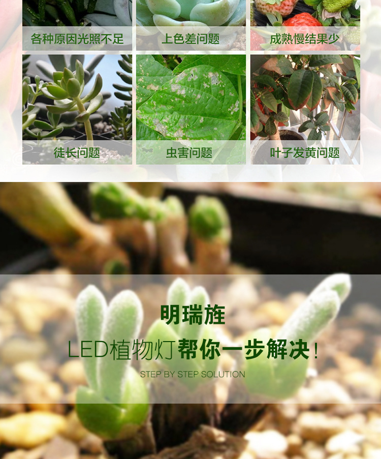 18W全光谱植物灯