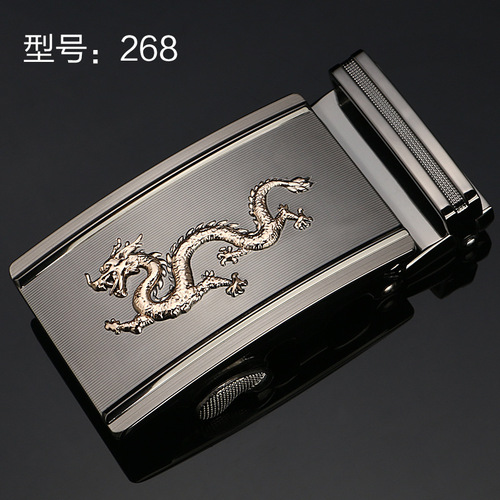 4.0 wide alloy belt buckle, membrane rubber buckle, automatic buckle head, belt headband head, laser LOGO