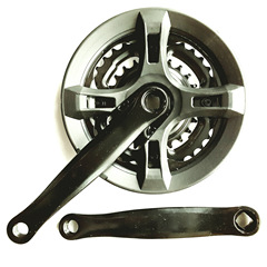 Yanjun mountain bike chainring large chainring widened crank bicycle accessories wheel disc 3 pieces 21 speed wholesale