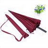 Wholesale 24 Bone straight handle super large windproof long -handle straight rod umbrella business ad