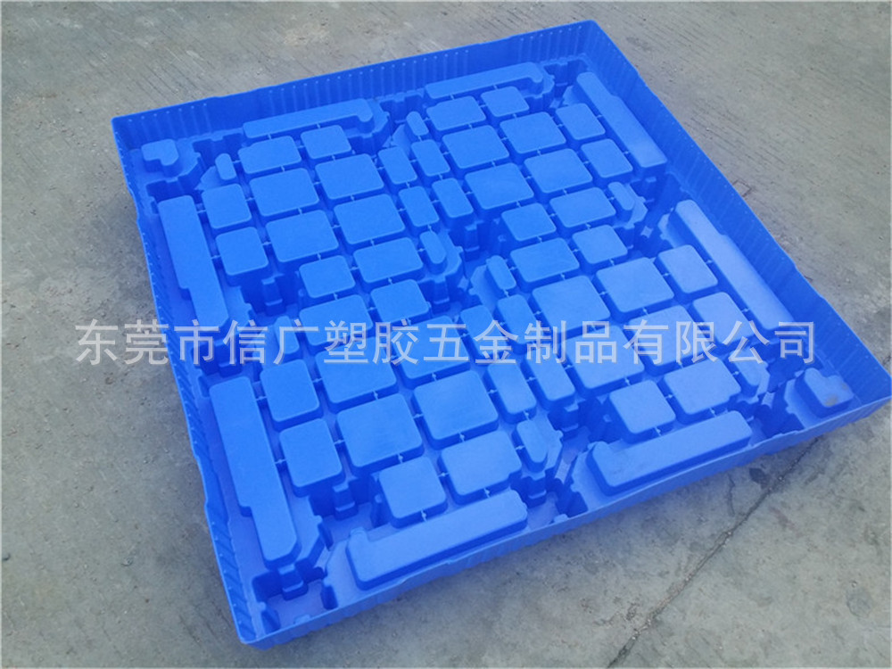 蜂窝单面塑胶蓝色卡板 中空板吹塑卡板 黑色防静电叉车栈板