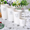 European style ceramic cup matte ounces cup Digital cup water cup Mark cup promotion logo system