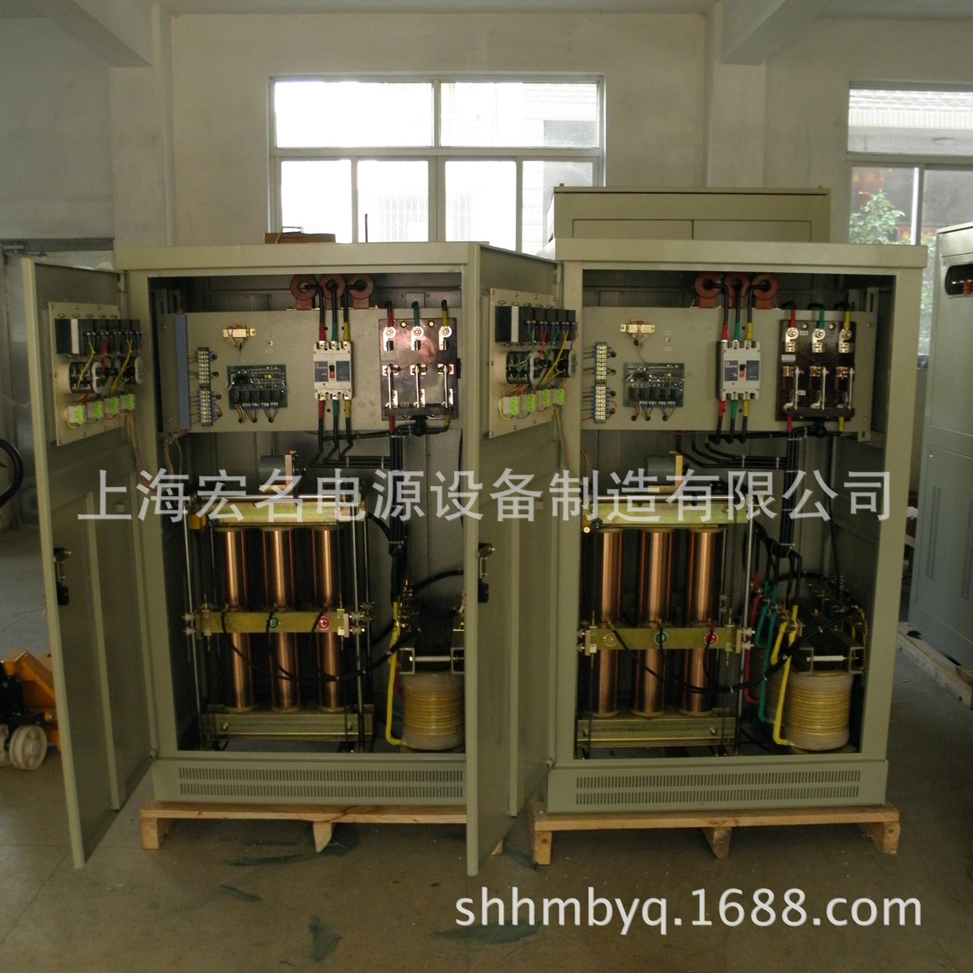 400KW补偿式稳压器300v-456v大功率稳压电源SBW-400KVA三相稳压器