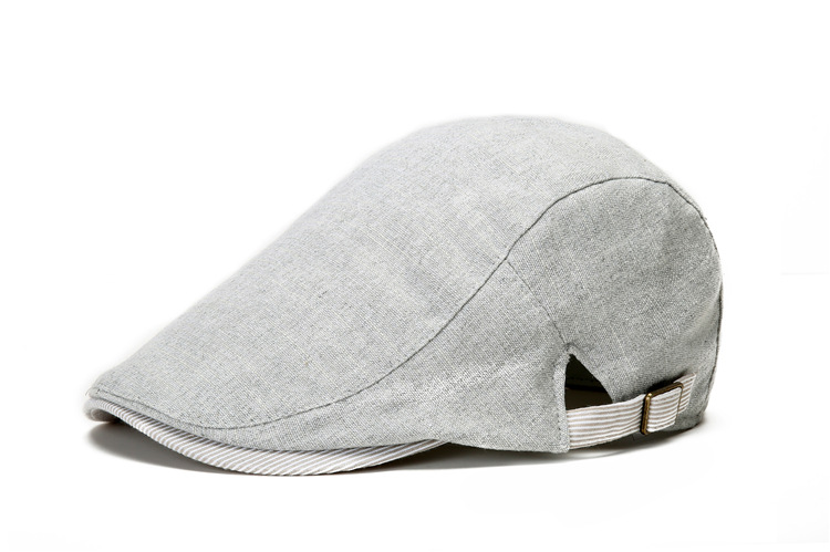 Verstellbare karierte Ivy Newsboy-Baskenmütze für Damen, Jugend, Mädchen, flache Kappe, Gatsby Cabbie, Golfmütze, modisches Accessoire – Detail 4