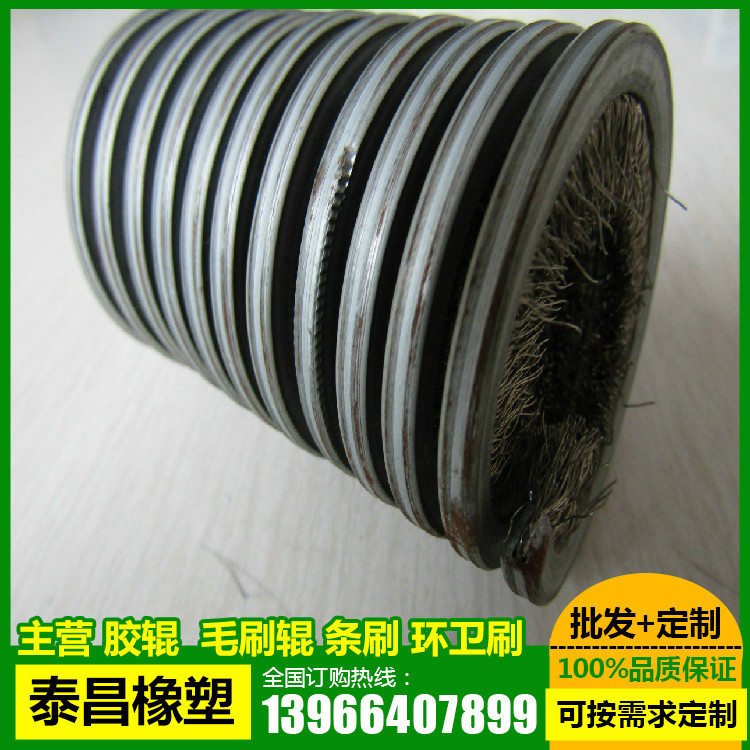 供应弹簧刷，螺旋弹簧刷，钢带缠绕弹簧刷，螺旋辊刷，缠绕毛刷