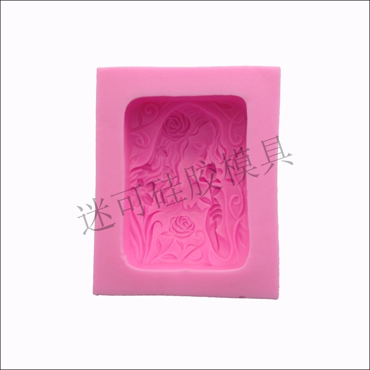 Molde de silicona/molde de jabón hecho a mano/molde de talla de sal/molde de hadas/Fabricante de moldes de cerámica