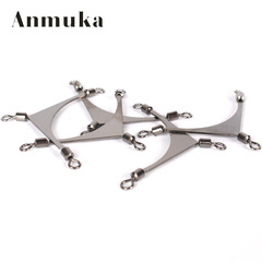 分叉器美式扁擔轉環 金屬分線器分鈎器 高速連接器漁具小配件