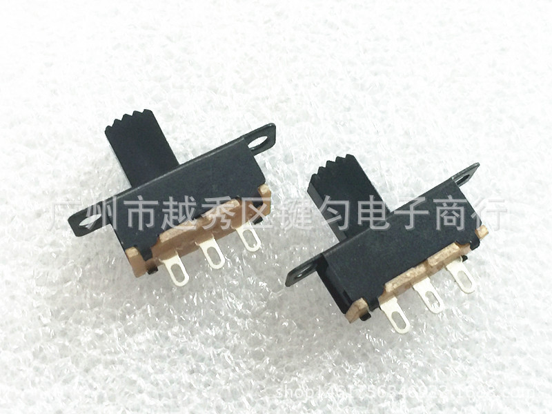 供应SS-12F32拨动开关 单排二档高质量滑动开关 玩具车专用开关