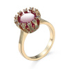 Crystal, zirconium, ring with stone, Korean style, simple and elegant design, wholesale