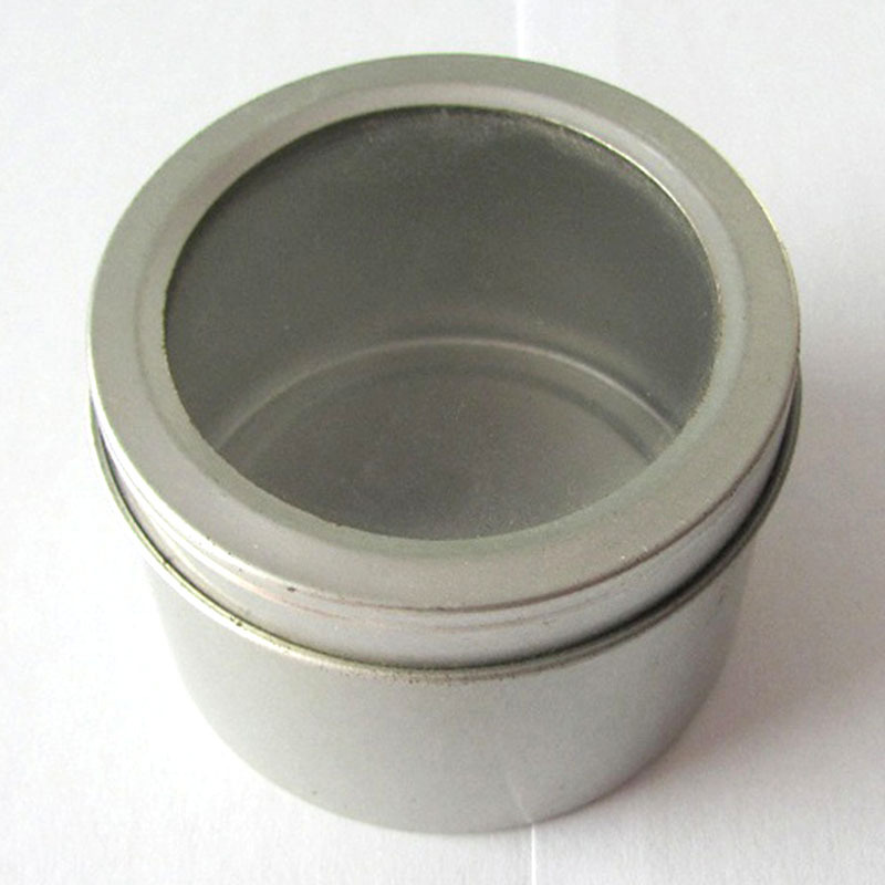 厂家直销蜡烛罐开天窗马口铁盒 金属包装圆罐茶叶罐分装盒